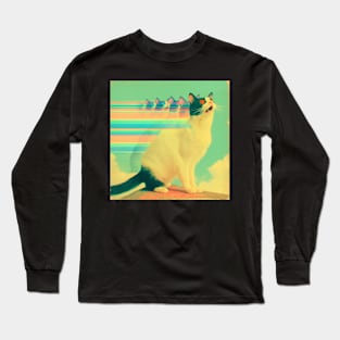 Cat on Acid Long Sleeve T-Shirt